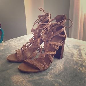 Merona tan high heels